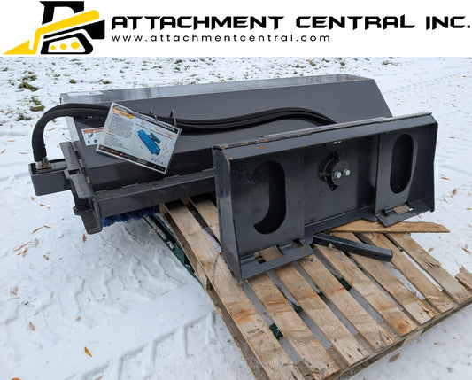 72" Angle Broom Skid Steer Attachment