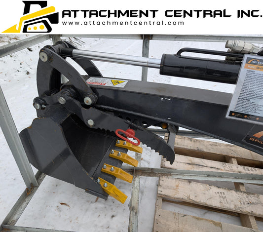 7' Backhoe Skid Steer Attachment - Excavator