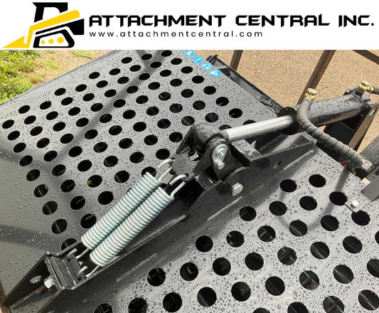 AGT Landscape Rake Skid Steer Attachment