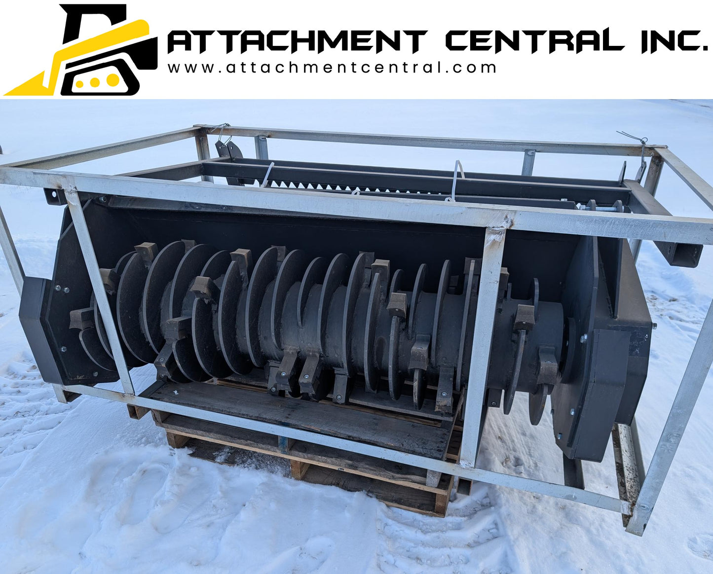Suihe 60" Forestry Drum Mulcher Skid Steer Attachment