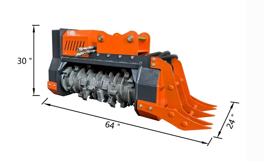 Handy Excavator 36" Drum Mulcher Attachment