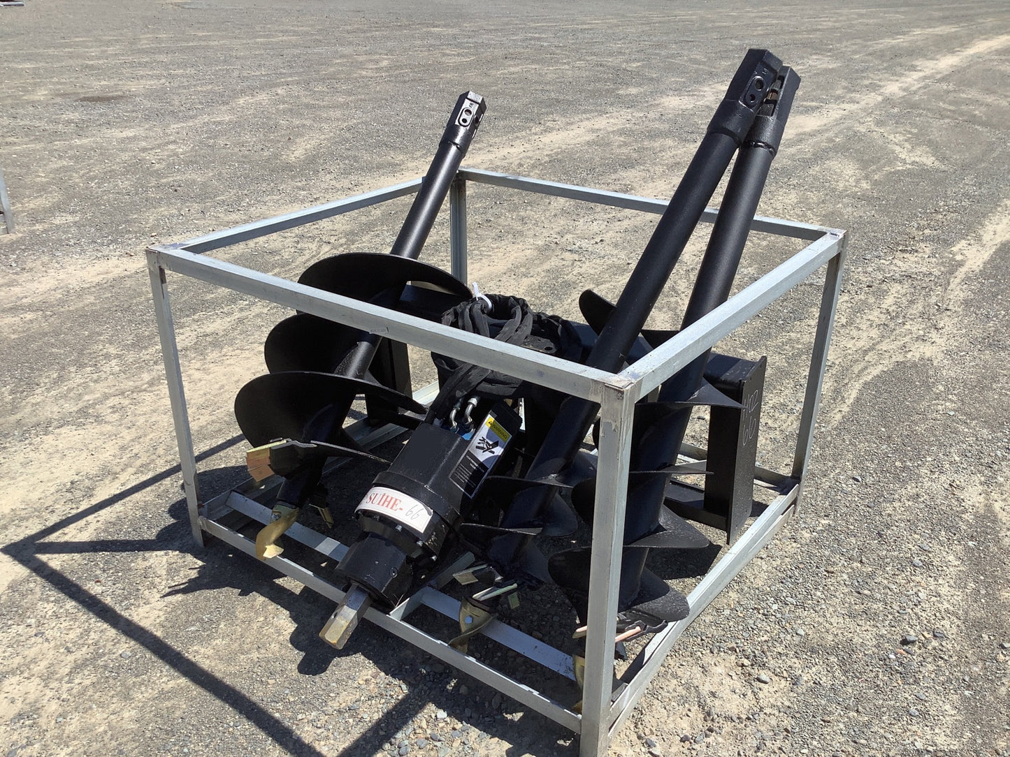 Skid Steer Auger Attachment w/ 3 Bits - 9" , 12" and 18" - Suihe / Greatbear