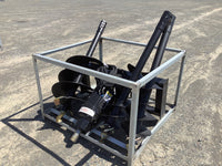 Skid Steer Auger Attachment w/ 3 Bits - 9" , 12" and 18" - Suihe / Greatbear