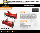 Wolverine 72" Rotary Tiller Tractor Attachment 3PTH LDH-SGTL180
