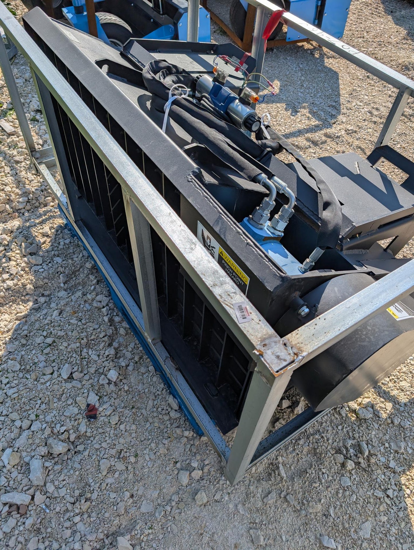 Skid Steer Concrete Mixer Bucket Attachment