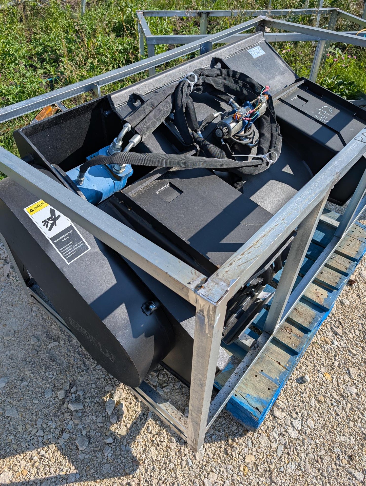 Skid Steer Concrete Mixer Bucket Attachment