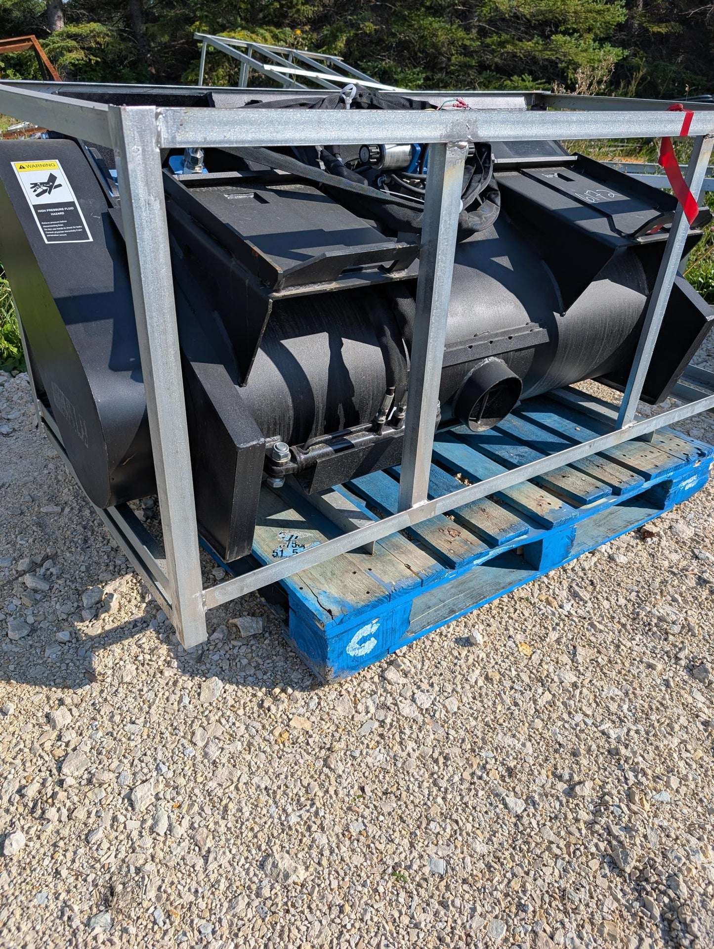 Skid Steer Concrete Mixer Bucket Attachment