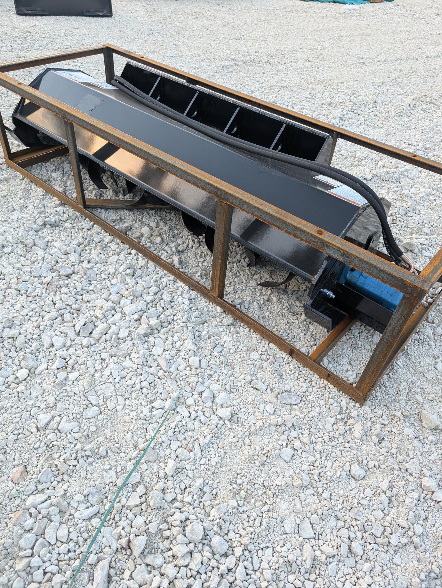 72" Skid Steer Hydraulic Tiller Attachment