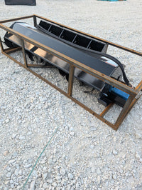 72" Skid Steer Hydraulic Tiller Attachment