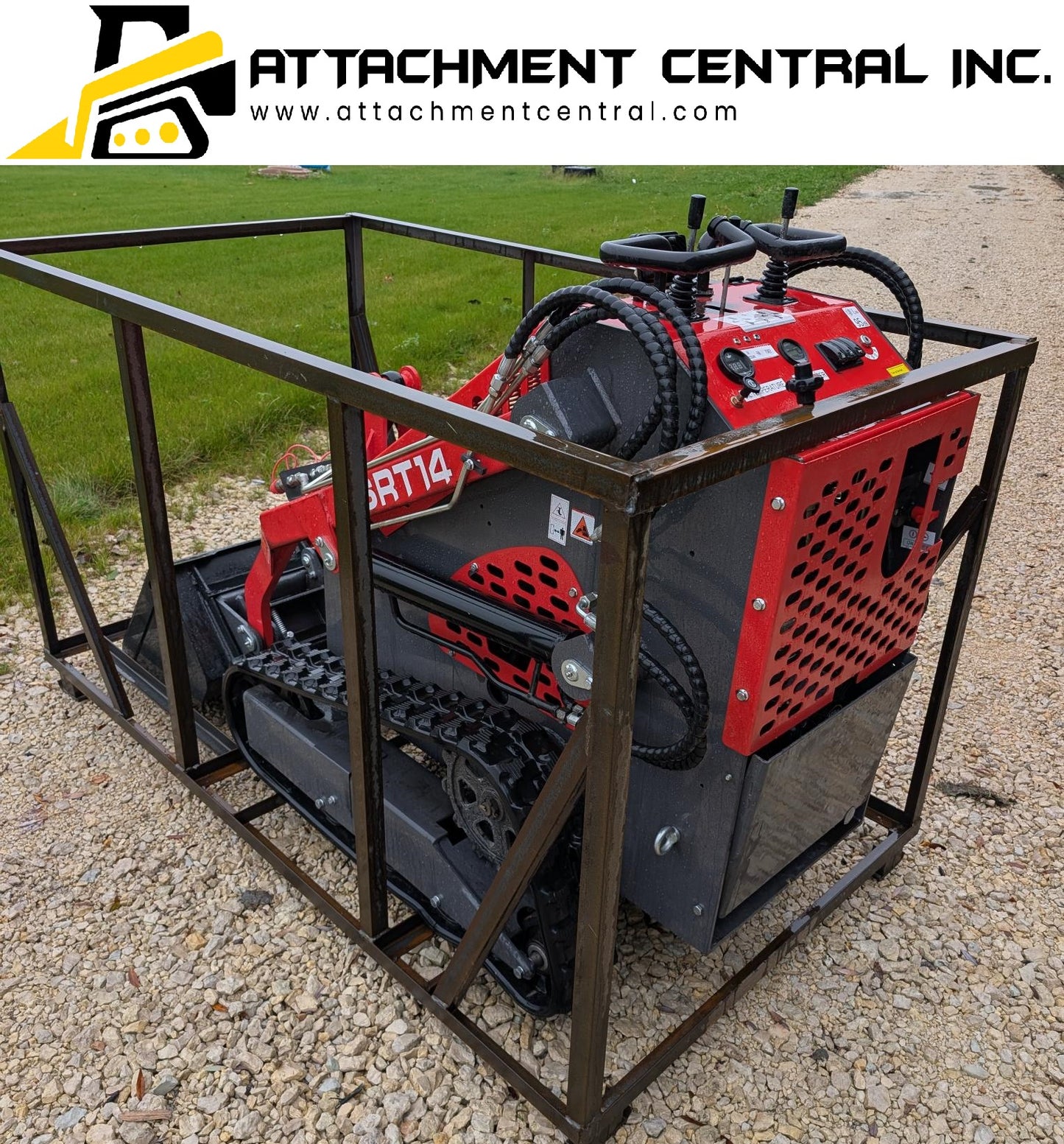 AGT YSRT14 Mini Skid Steer Compact Track Loader - Walk behind Skid steer