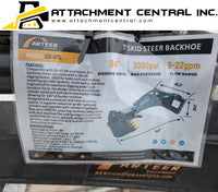 7' Backhoe  Skid Steer Attachment - Excavator 