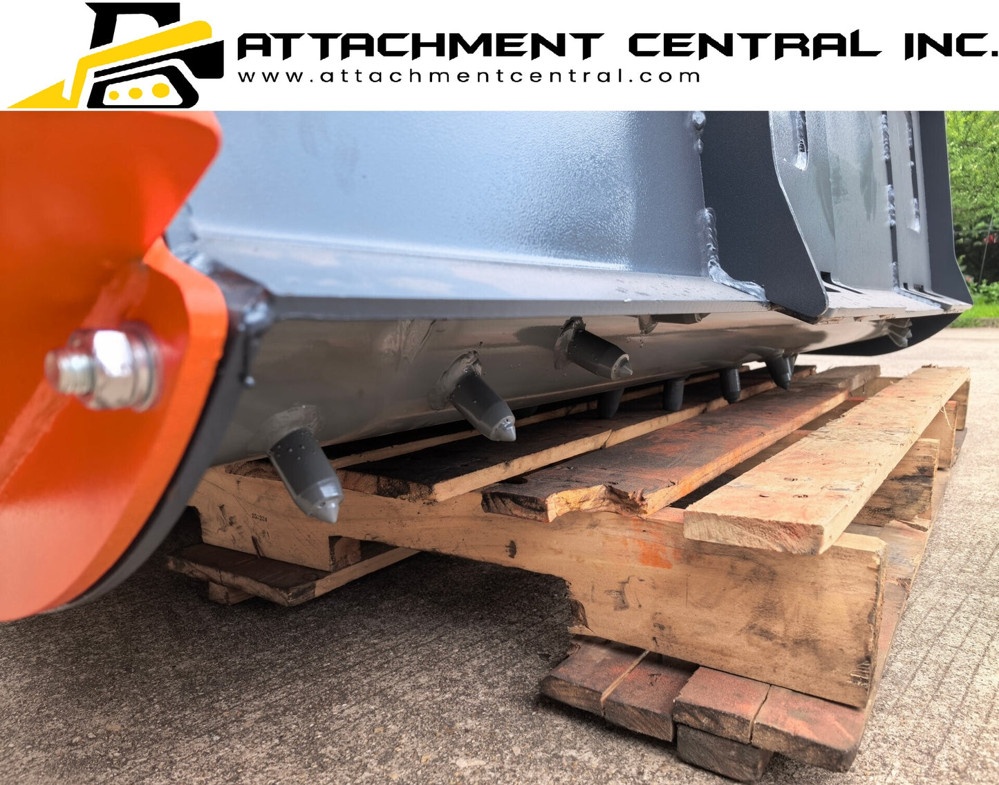 Handy 78" Power Rake Bucket Skid Steer Attachment
