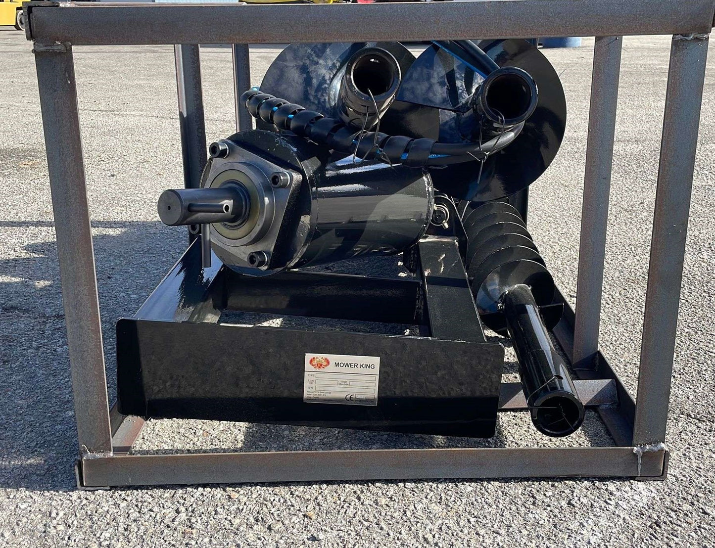 Mower King Skid Steer Hydraulic Auger w/ 3 Bits  - 6", 12", 14"