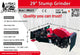 Raytree RMSG29 29 in Skid Steer Stump Grinder Skid Steer