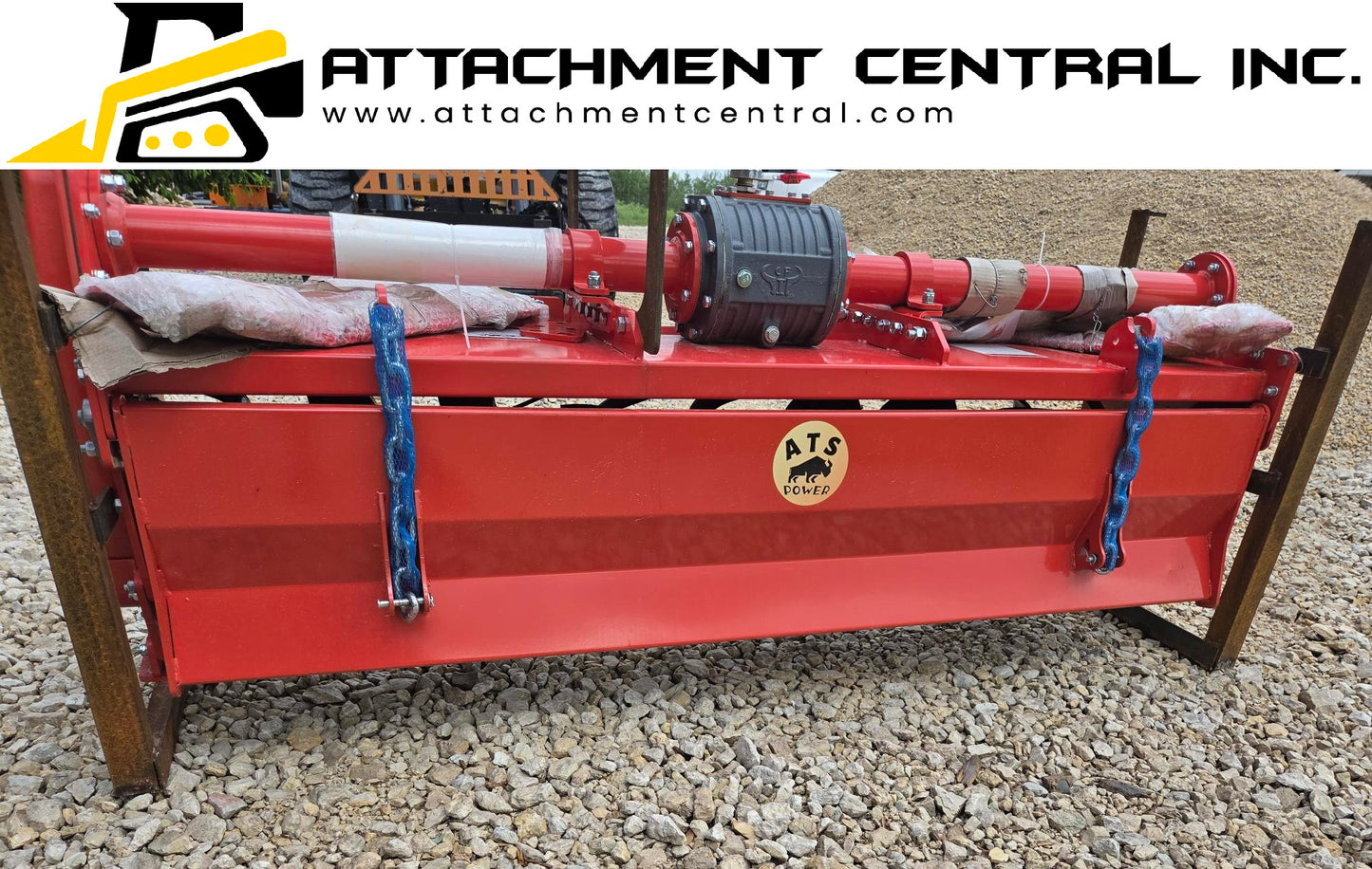 Wolverine 72" Rotary Tiller Tractor Attachment 3PTH LDH-SGTL180