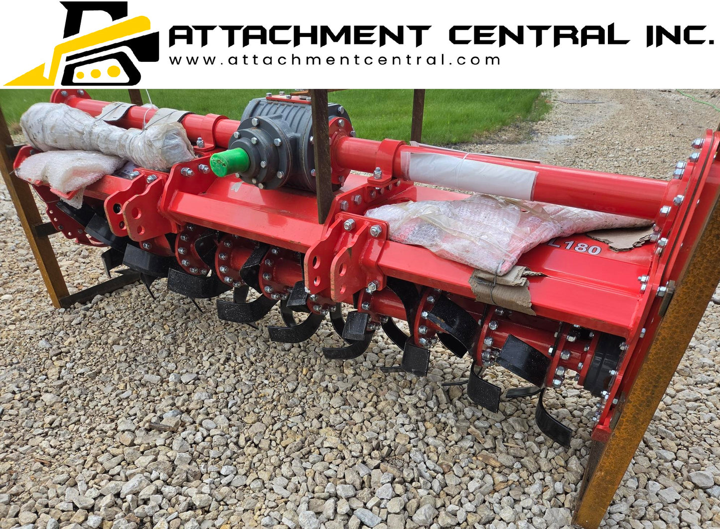 Wolverine 72" Rotary Tiller Tractor Attachment 3PTH LDH-SGTL180