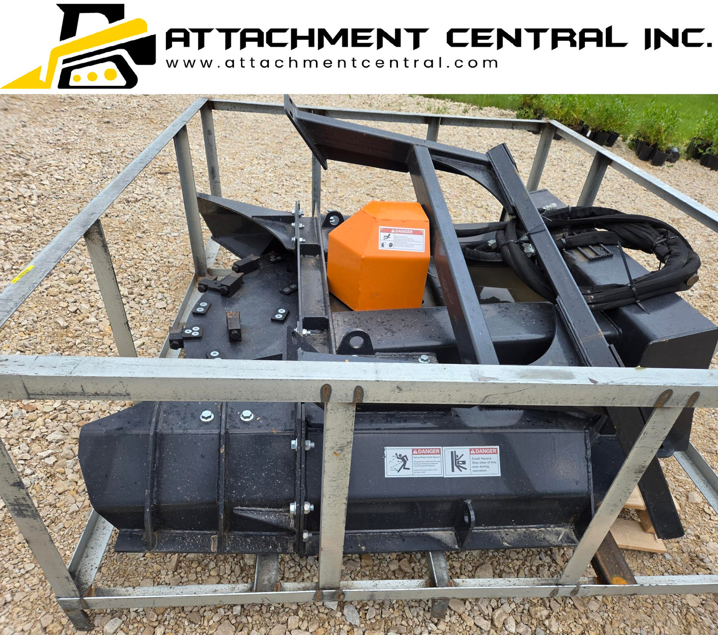 Arteer 60" Disc Mulcher Skid Steer Attachment DM-60D
