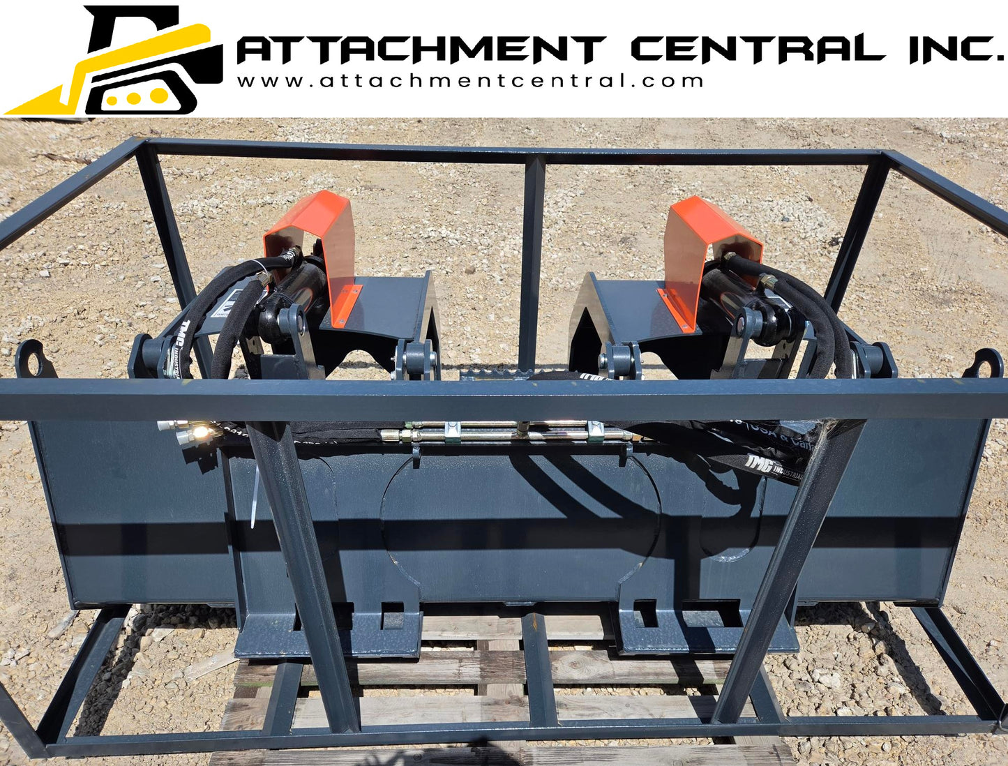 72" Grapple Bucket Skid Steer Attachment TMG GB72