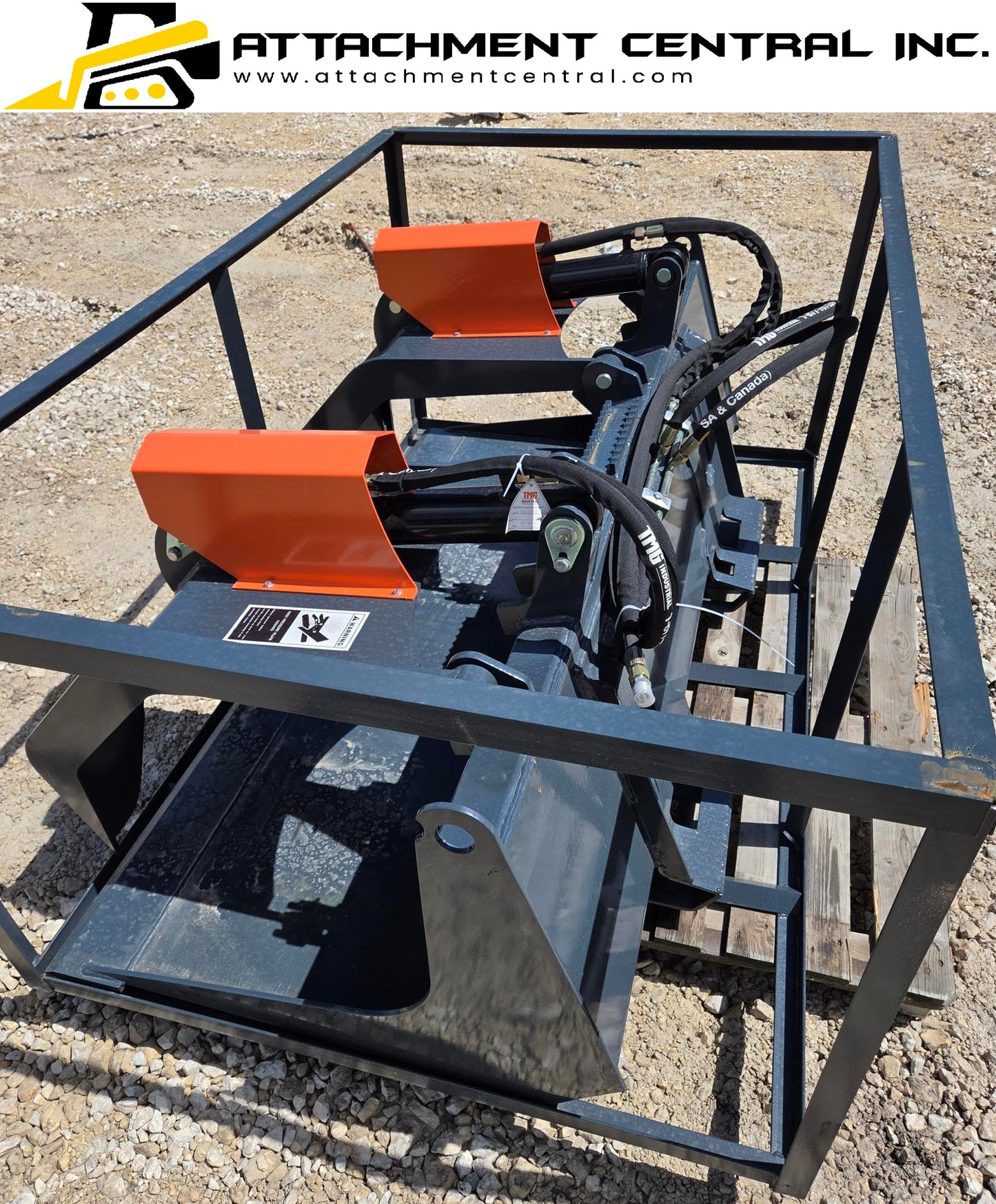 72" Grapple Bucket Skid Steer Attachment TMG GB72