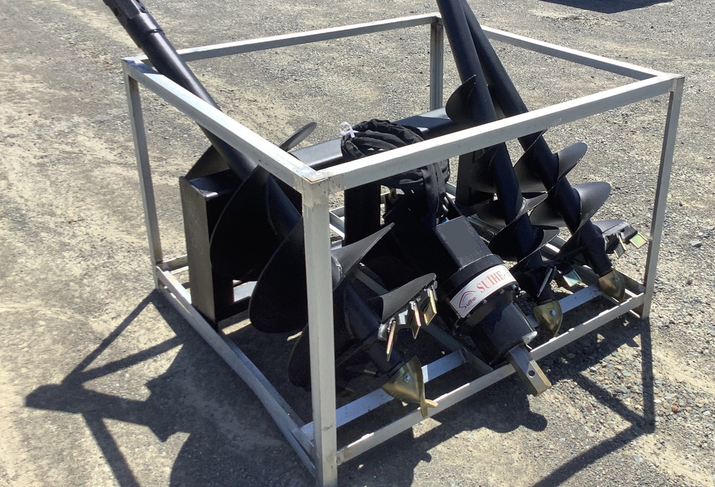 Skid Steer Auger Attachment w/ 3 Bits - 9" , 12" and 18" - Suihe / Greatbear