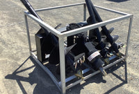 Skid Steer Auger Attachment w/ 3 Bits - 9" , 12" and 18" - Suihe / Greatbear