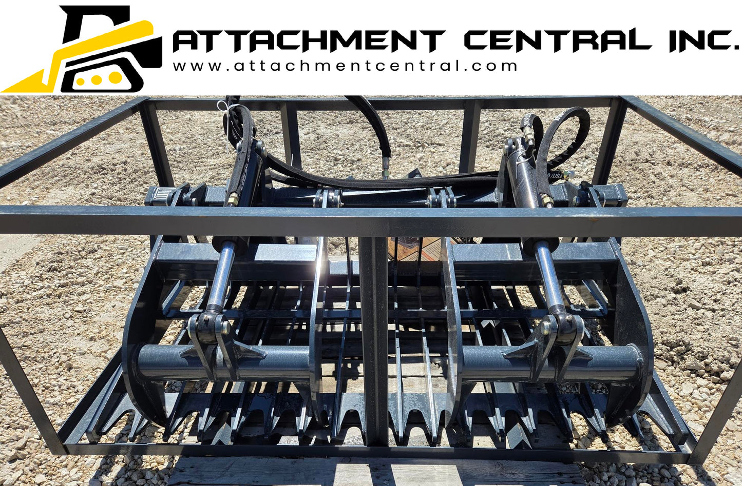 60" Skid Steer Skeleton Grapple Attachment TMG SSG60