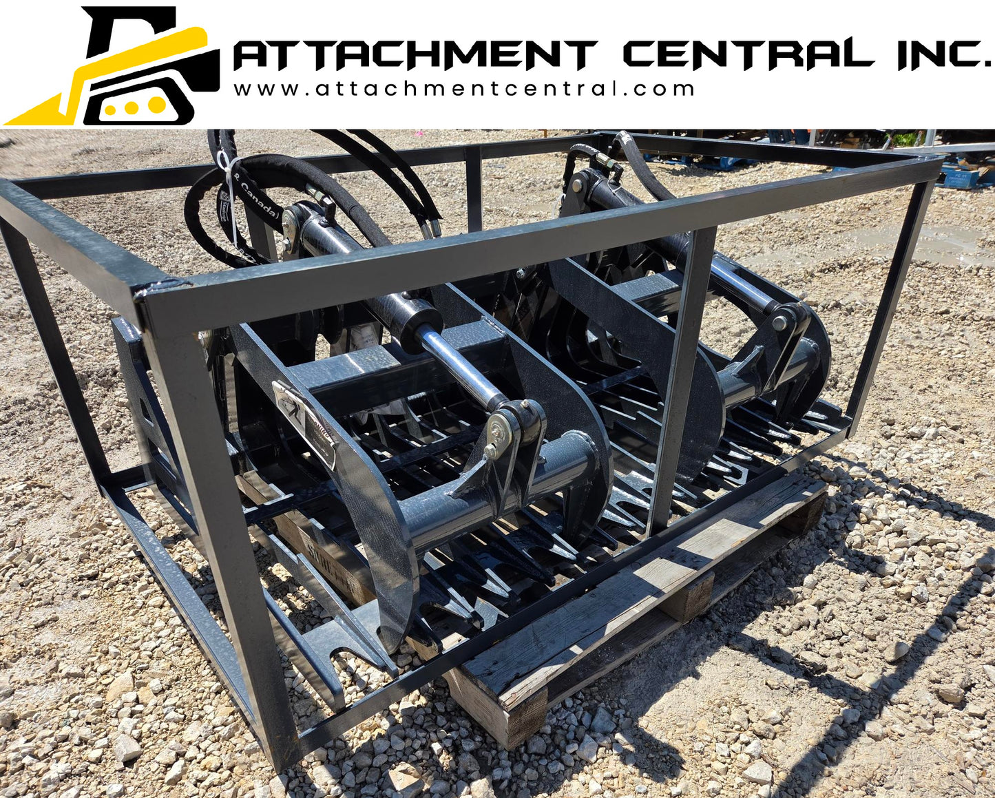 60" Skid Steer Skeleton Grapple Attachment TMG SSG60