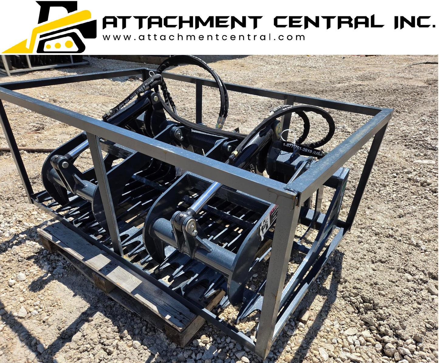 60" Skid Steer Skeleton Grapple Attachment TMG SSG60