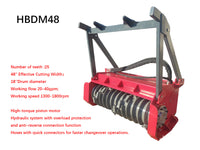 Handy Drum Mulcher  HBDM48 - Skid Steer Attachment
