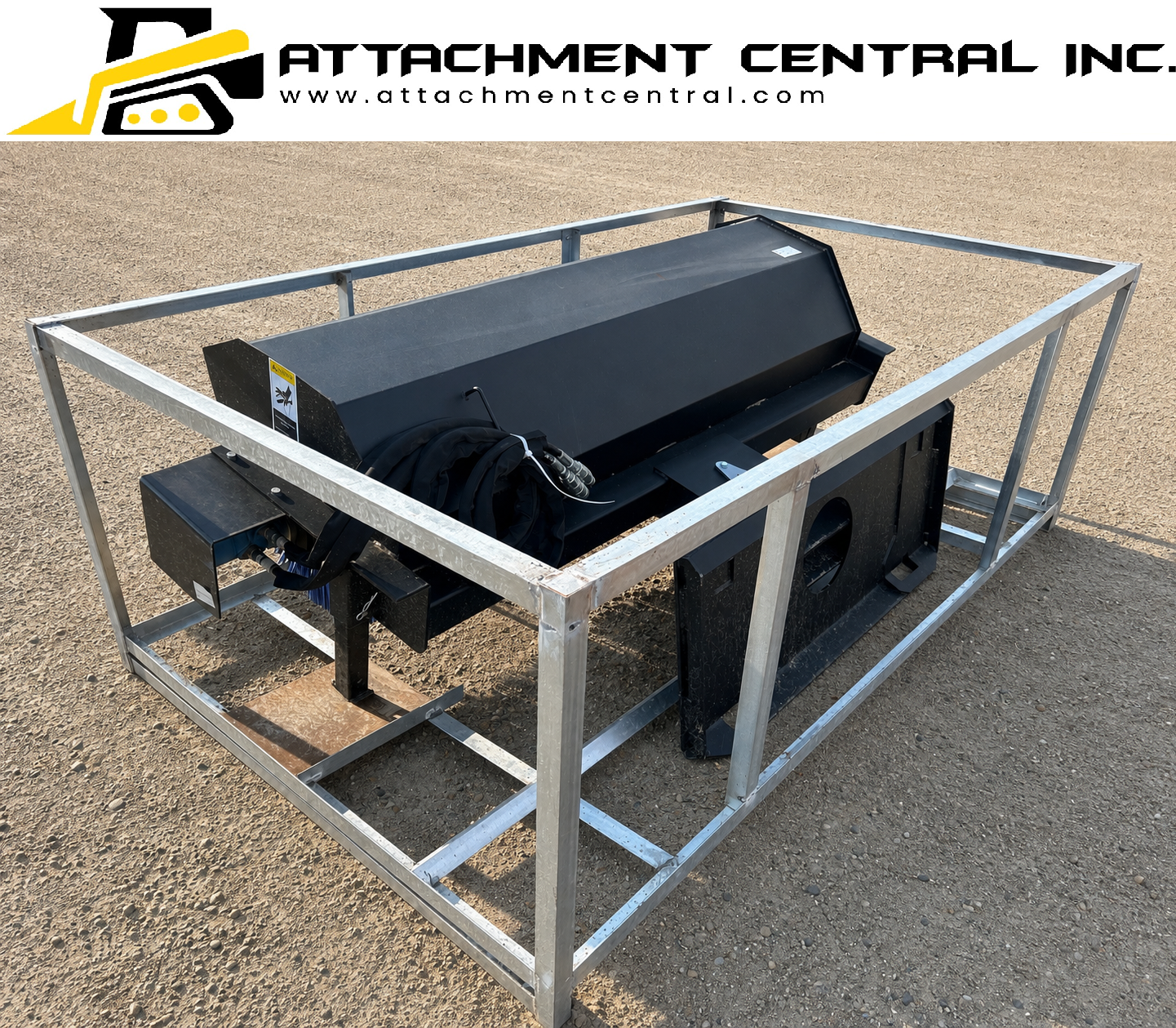 Greatbear 72" Angle Broom Skid Steer Attachment