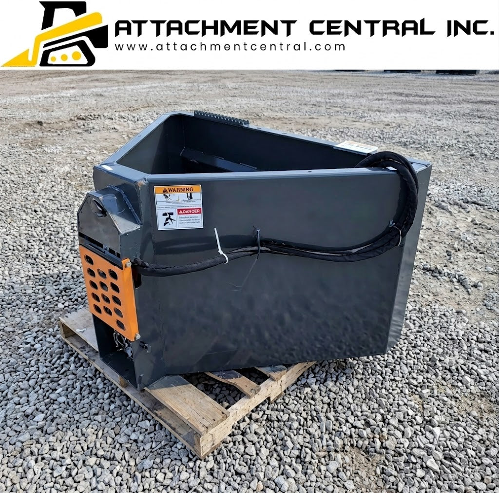 Wolverine Concrete and Gravel Chute Skid Steer Attachment CCT-11-148V