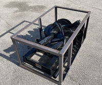 Mower King Skid Steer Hydraulic Auger w/ 3 Bits  - 6", 12", 14"