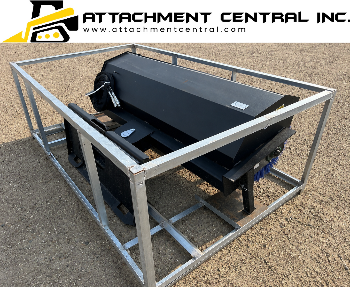 Greatbear 72" Angle Broom Skid Steer Attachment