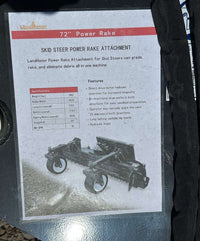 Landhonor Power Rake - Harley Rake - Soil Conditioner