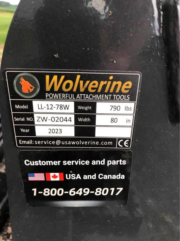 Wolverine 78" Landplane Land Leveler