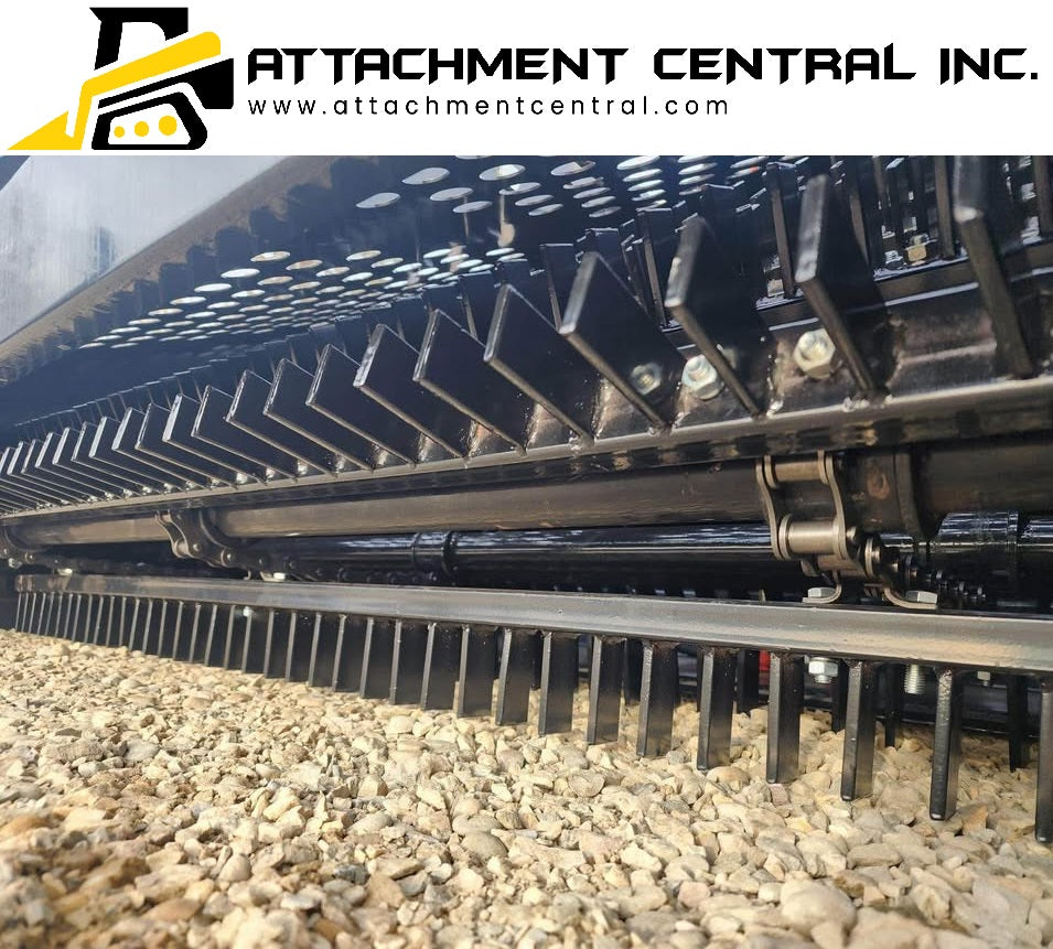 AGT Landscape Rake Skid Steer Attachment