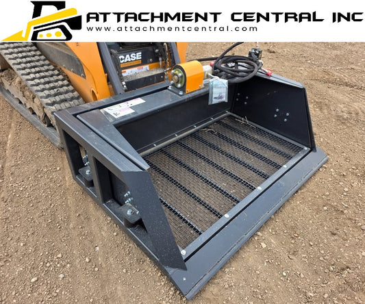 Wolverine 72" Vibrating Screening Bucket Skid Steer Attachment SB-12-72W
