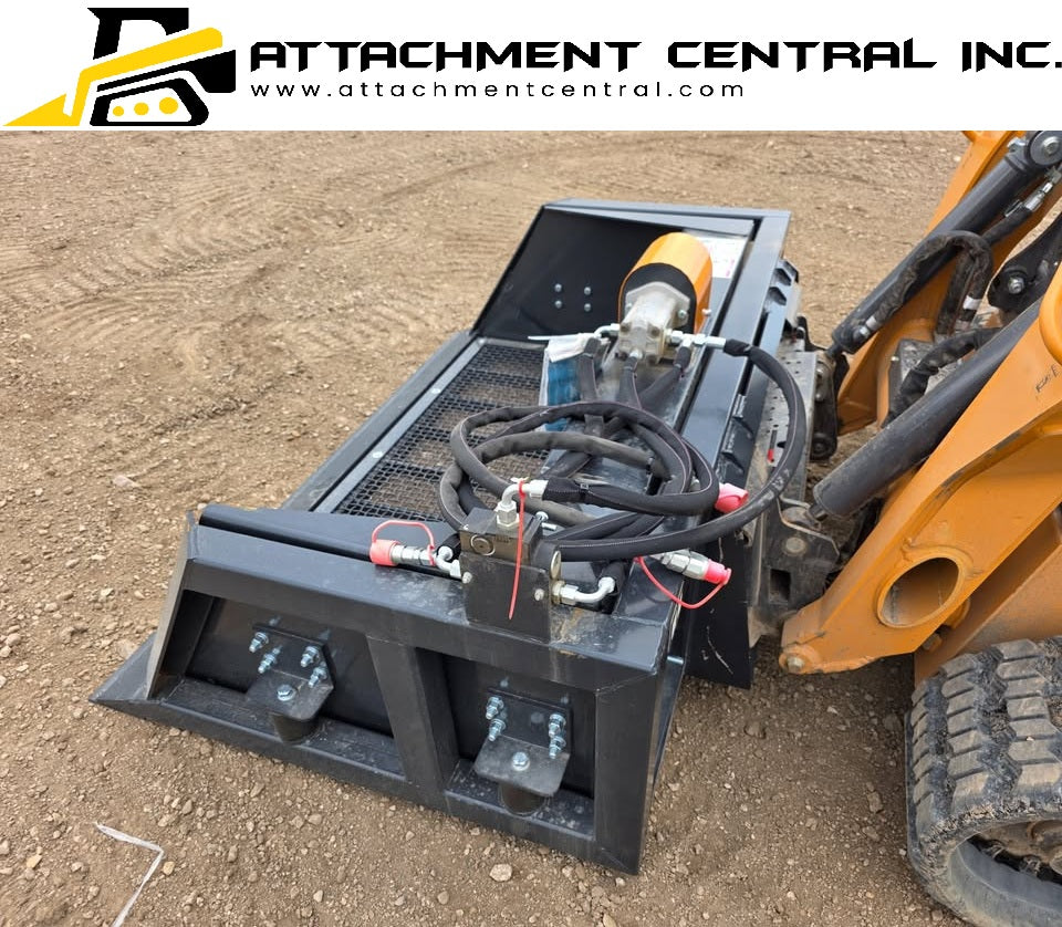 Wolverine 72" Vibrating Screening Bucket Skid Steer Attachment SB-12-72W