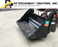 Raytree 6 in 1 Power Rake Bucket Skid Steer Attachment RPRB72