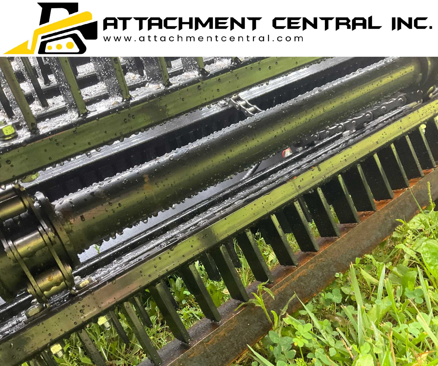 AGT Landscape Rake Skid Steer Attachment