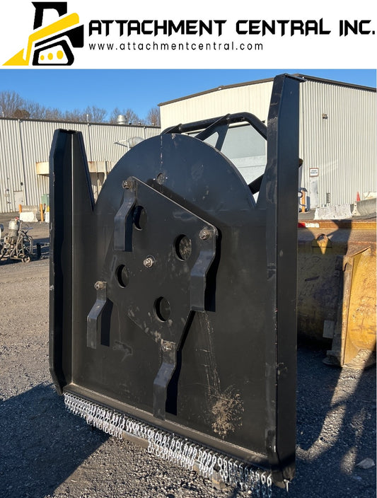 Raytree 4 Blade  72" Brush Cutter Skid Steer Attachment 