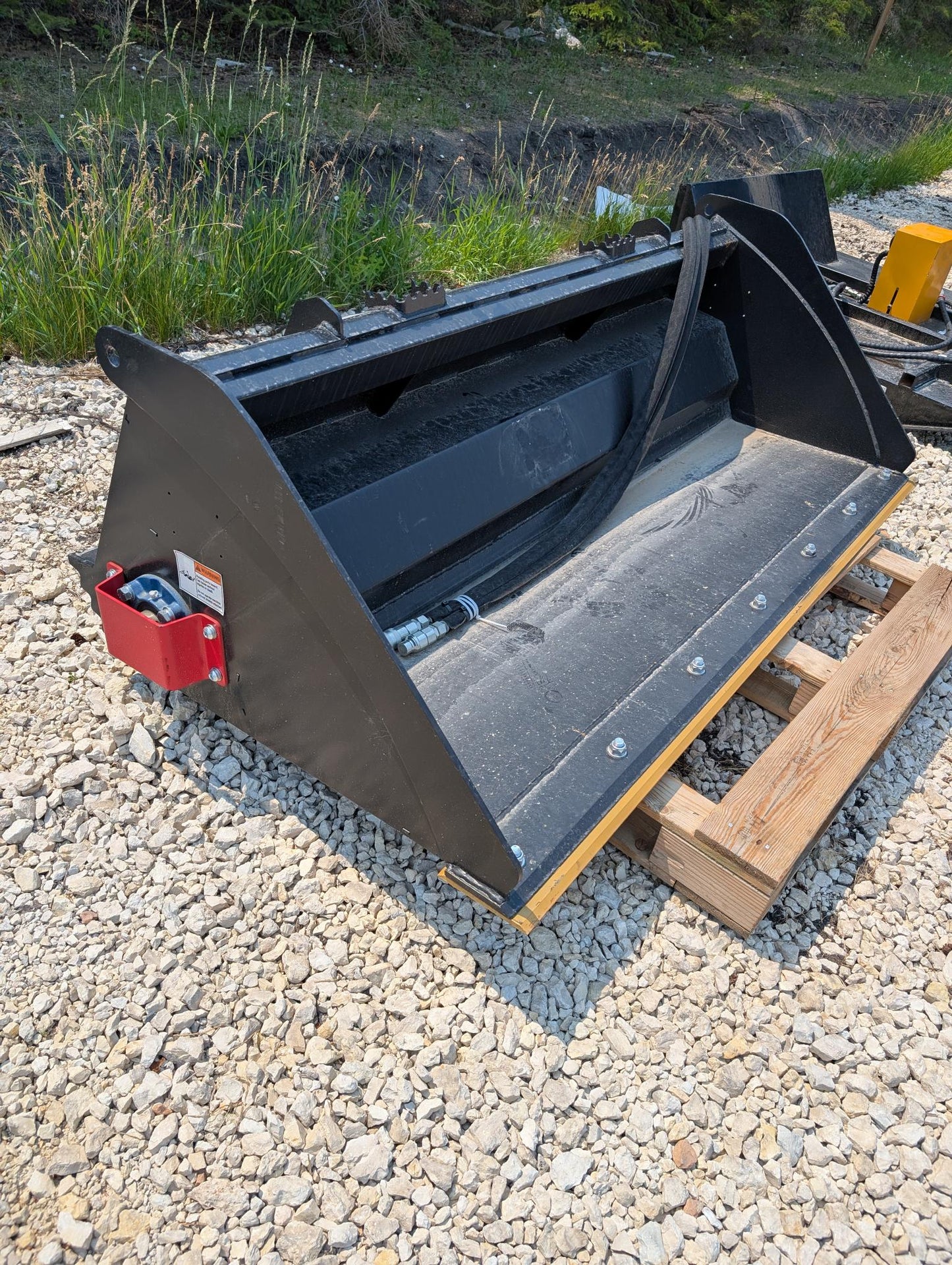 Raytree Power Rake Bucket - Power Rake Skid Steer Attachment