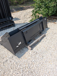 66" Skid Steer Bucket Attachment with Cutting Edge Blade