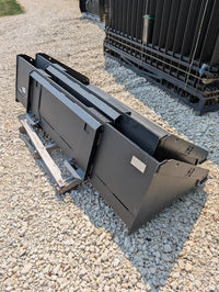 66" Skid Steer Bucket Attachment with Cutting Edge Blade