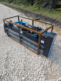 Raytree 78" Power Rake Soil Conditioner Skid Steer Attachment