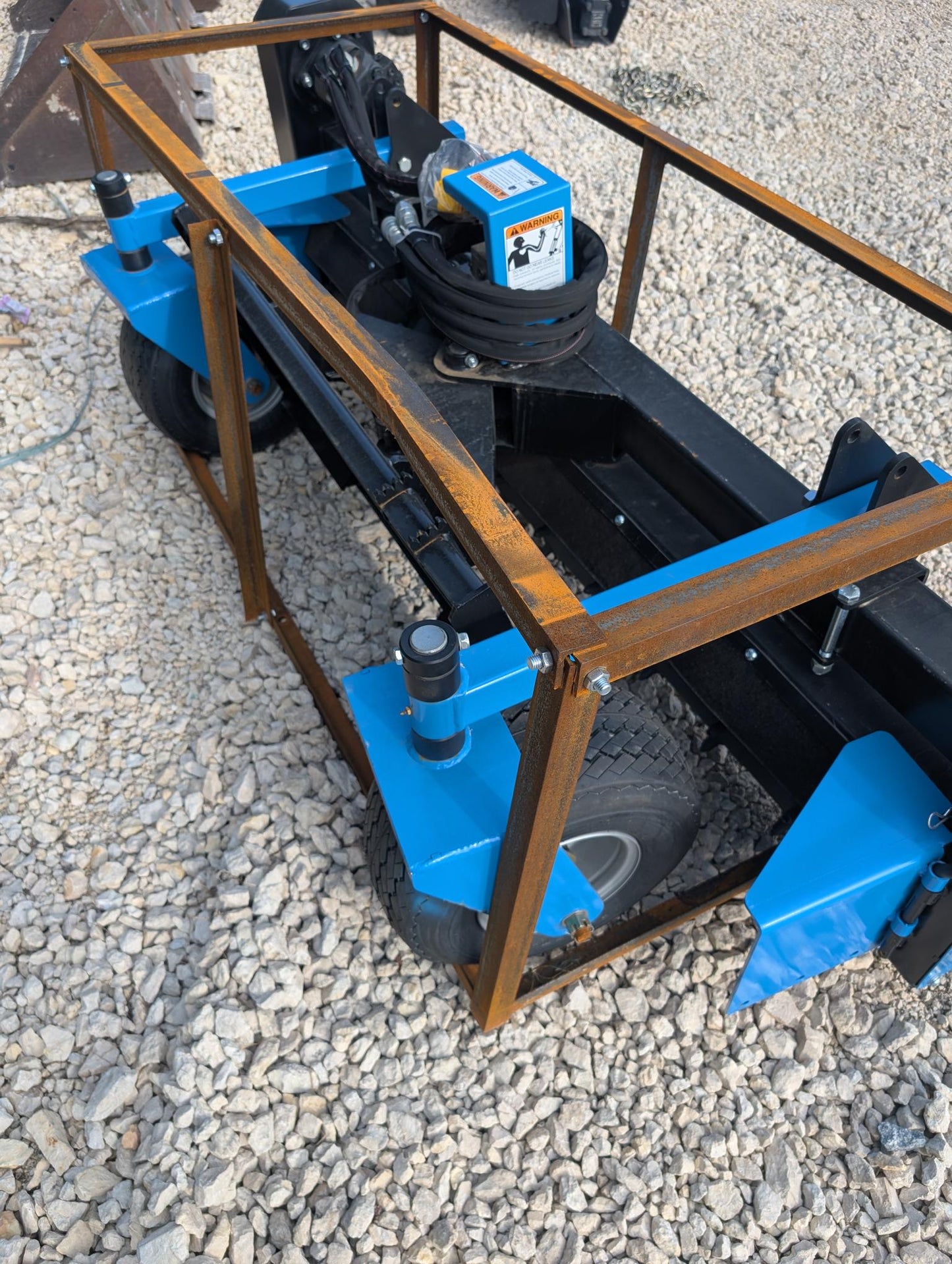 Raytree 78" Power Rake Soil Conditioner Skid Steer Attachment