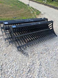Suihe 78" Skeleton Rock Bucket Skid Steer Attachment