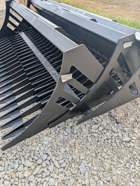 Suihe 78" Skeleton Rock Bucket Skid Steer Attachment
