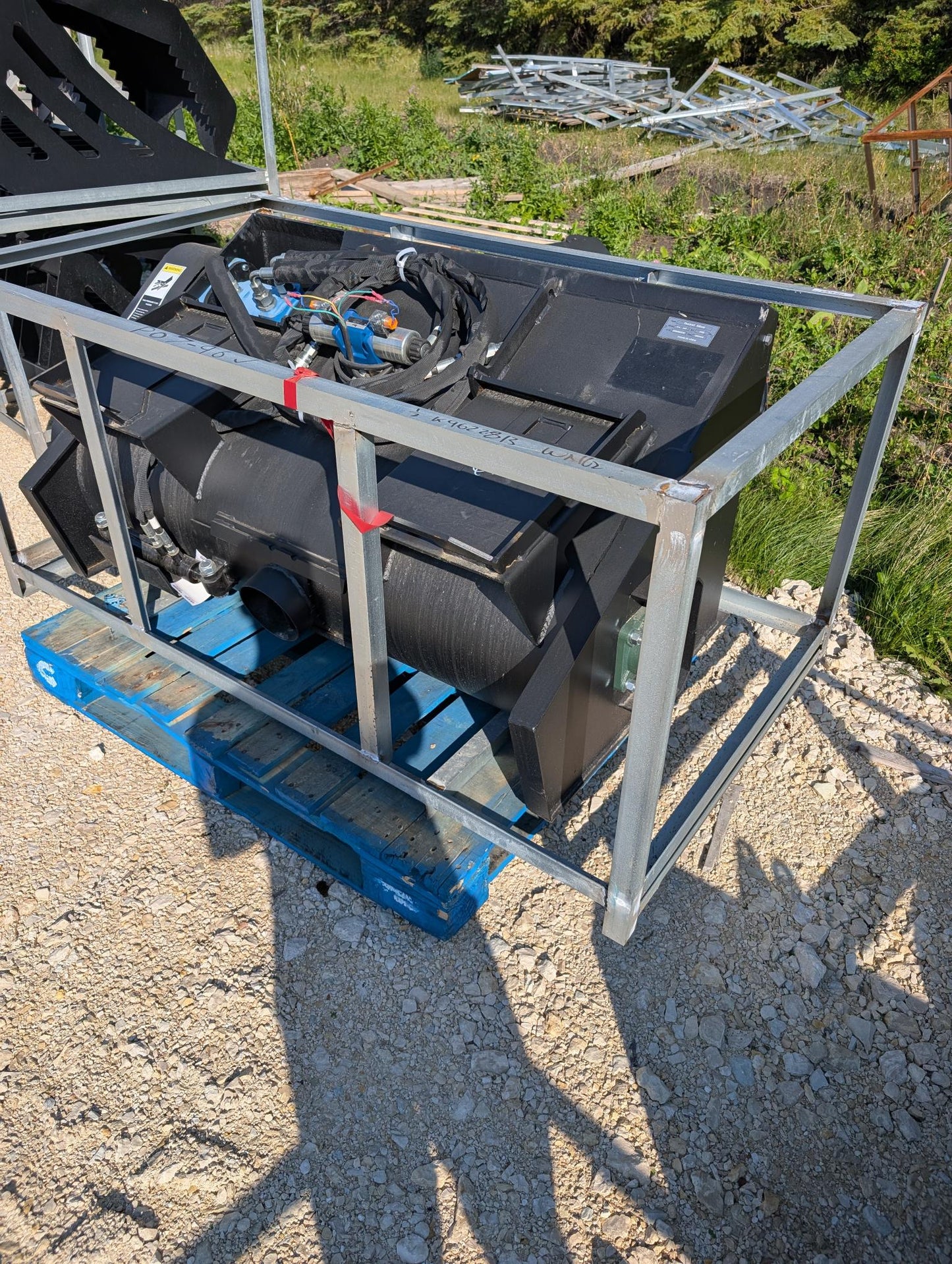 Skid Steer Concrete Mixer Bucket Attachment