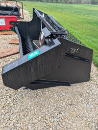 Raytree Rock Picker Skid Steer Attachment
